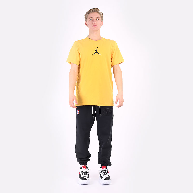 мужская желтая футболка Jordan Jumpman Short-Sleeve T-Shirt CW5190-781 - цена, описание, фото 6
